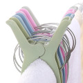 1PC Large Bright Colour Plastic beach towel clip Pegs Clips To Sunbed Quilt decorative clothespins clothes pegs mini gadget C50
