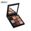 9 color palette Eyeshadow ins super fire earth color pearl light matte wine red