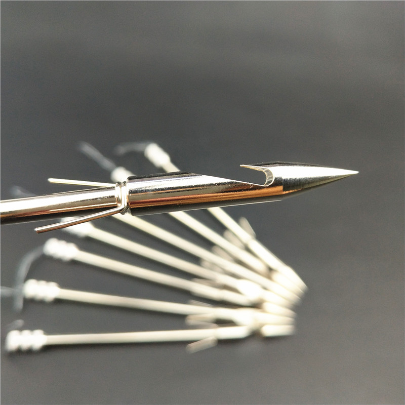 10/20pcs Triangular Stainless Steel Broadheads Arrowhead Bow Fishing Slingshot Arrow Hunting Shooting Catapult Dart For Shooting