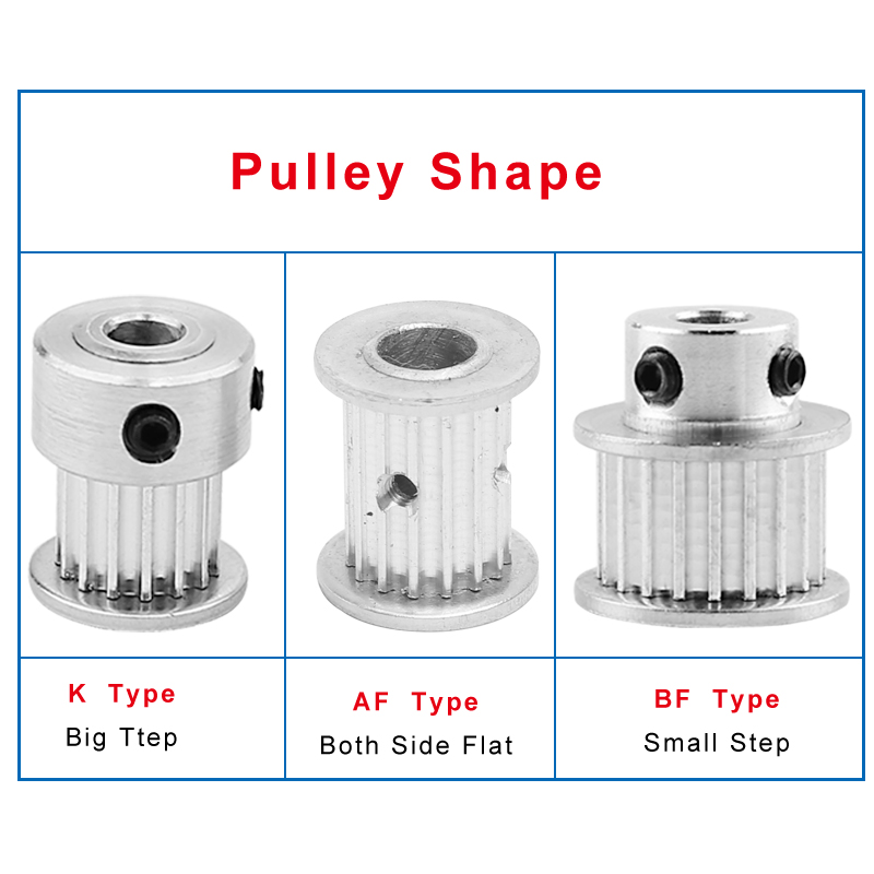 XL 16T Timing Pulley Bore 6/8/10/12 mm Teeth Pitch 5.08 mm Aluminum Pulley Wheel Teeth Width 11 mm For 10 mm XL Timing Belt