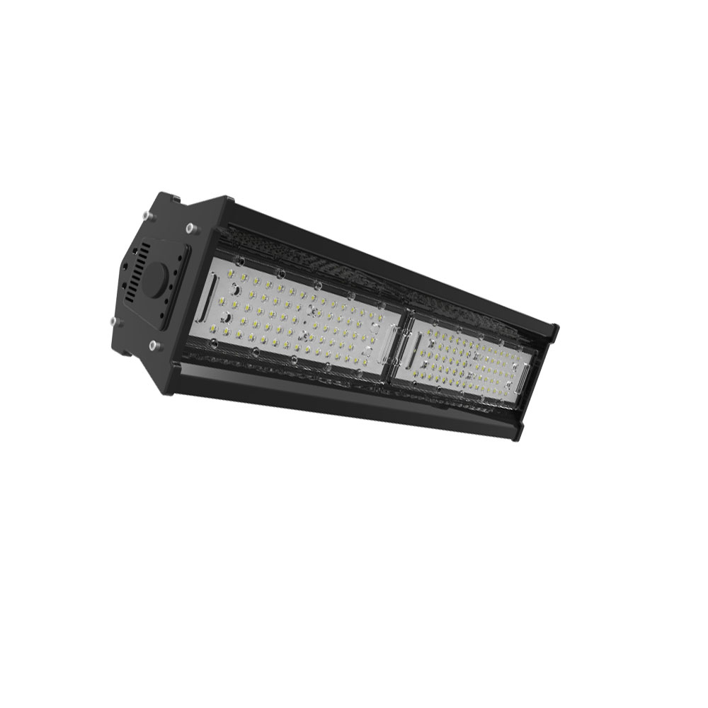 Super Bright LED Shop Light 100W 5700K High Bay Linear Fixture for Warehouse Workshop Exhibition Hall