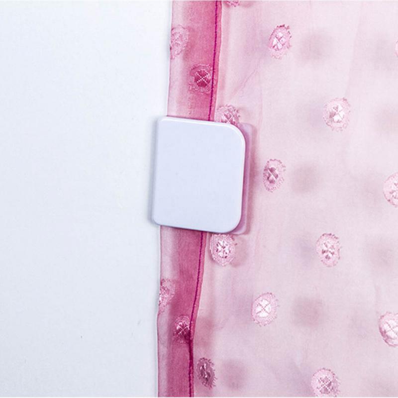 2Pcs/set Shower Curtain Clips Anti Splash Spill Drop Water High-quality Toilet Guard Shower Curtain Rings Clip Bathroom Products