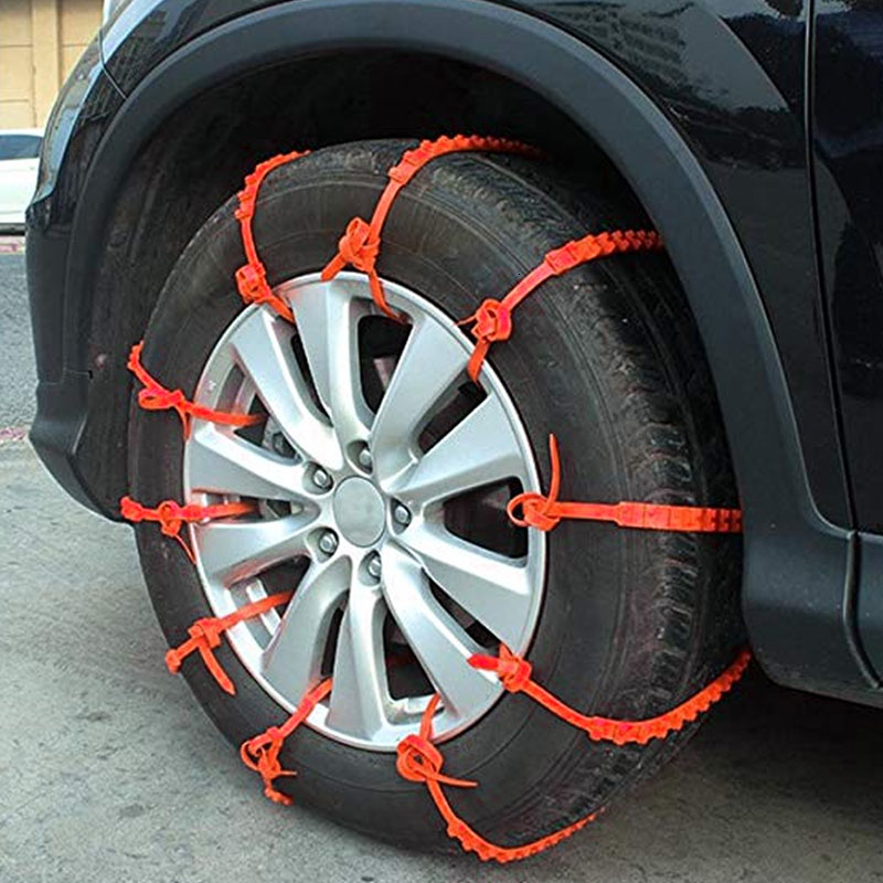 SPEEDWOW 10pcs Lot Winter Tyres Wheels Snow Chains Durable Mini Plastic Winter Tyres For Car Truck SUV MPV Car Styling