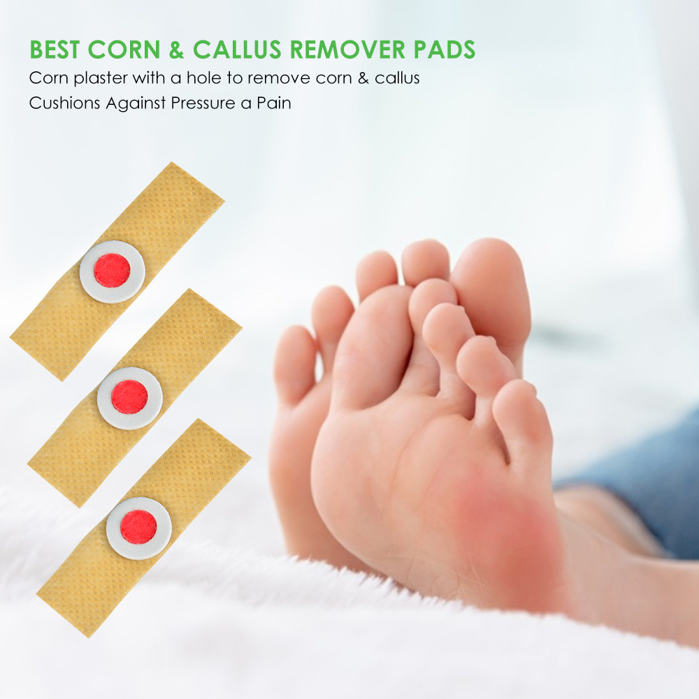 10Pcs Corn Remover Pads Foot Care Stickers Toe Corn and Callus Removal Medical Plaster Chicken Eye Corns Patches Corn Treatment