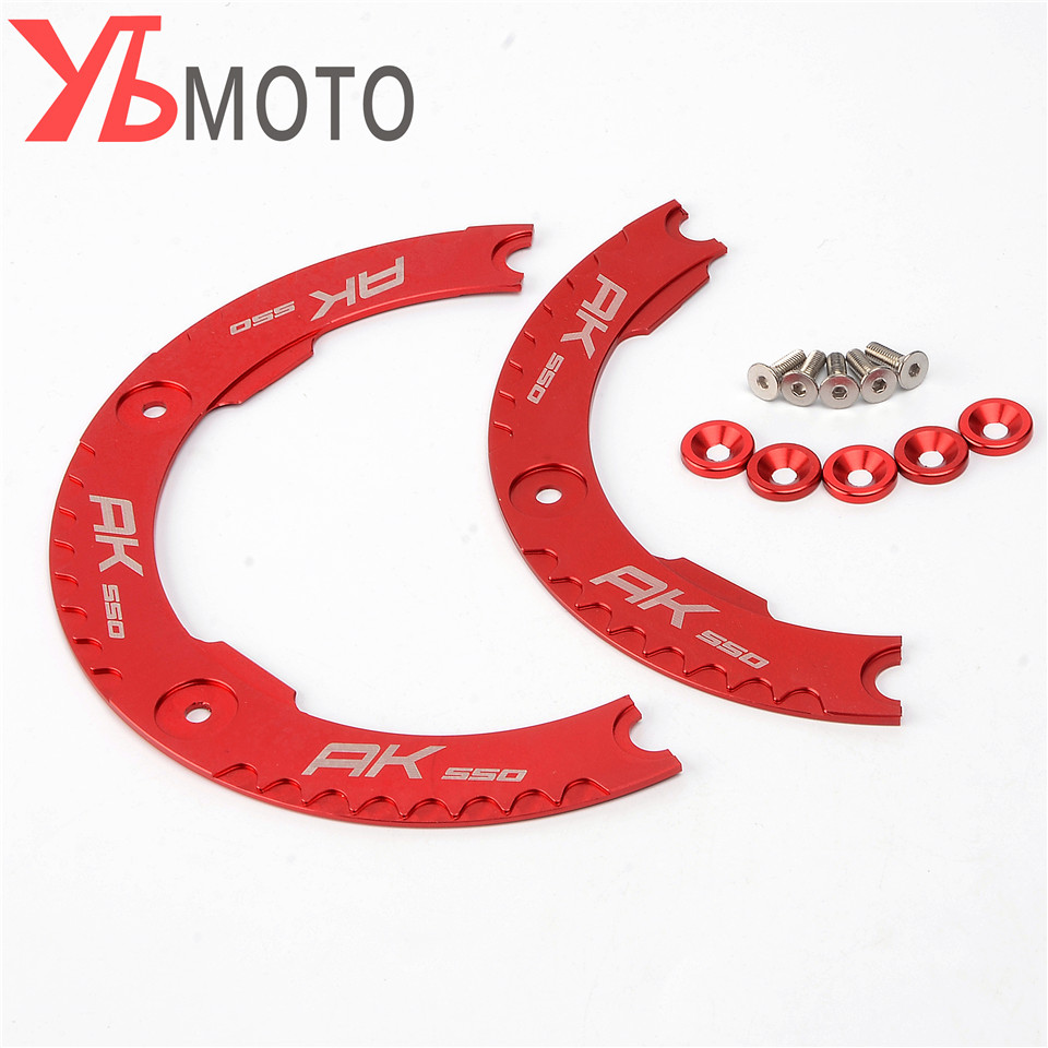 Accessories Motorcycle Aluminum Transmission Belt Pulley Protective Cover For KYMCO AK550 AK 550 2017 2018 2019 2020
