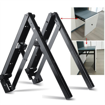 1Pair(2 PCS)/Lot Conceal Folding Seat Stool Bracket Hinge RV Shelf Support Shoe cabinet wardrobe closet stool shoe putting on