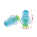1 Pair Silicone Earplugs Noise Cancelling Reusable Ear Plugs Hearing Protection For Sleep DJ Bar Bands Sport