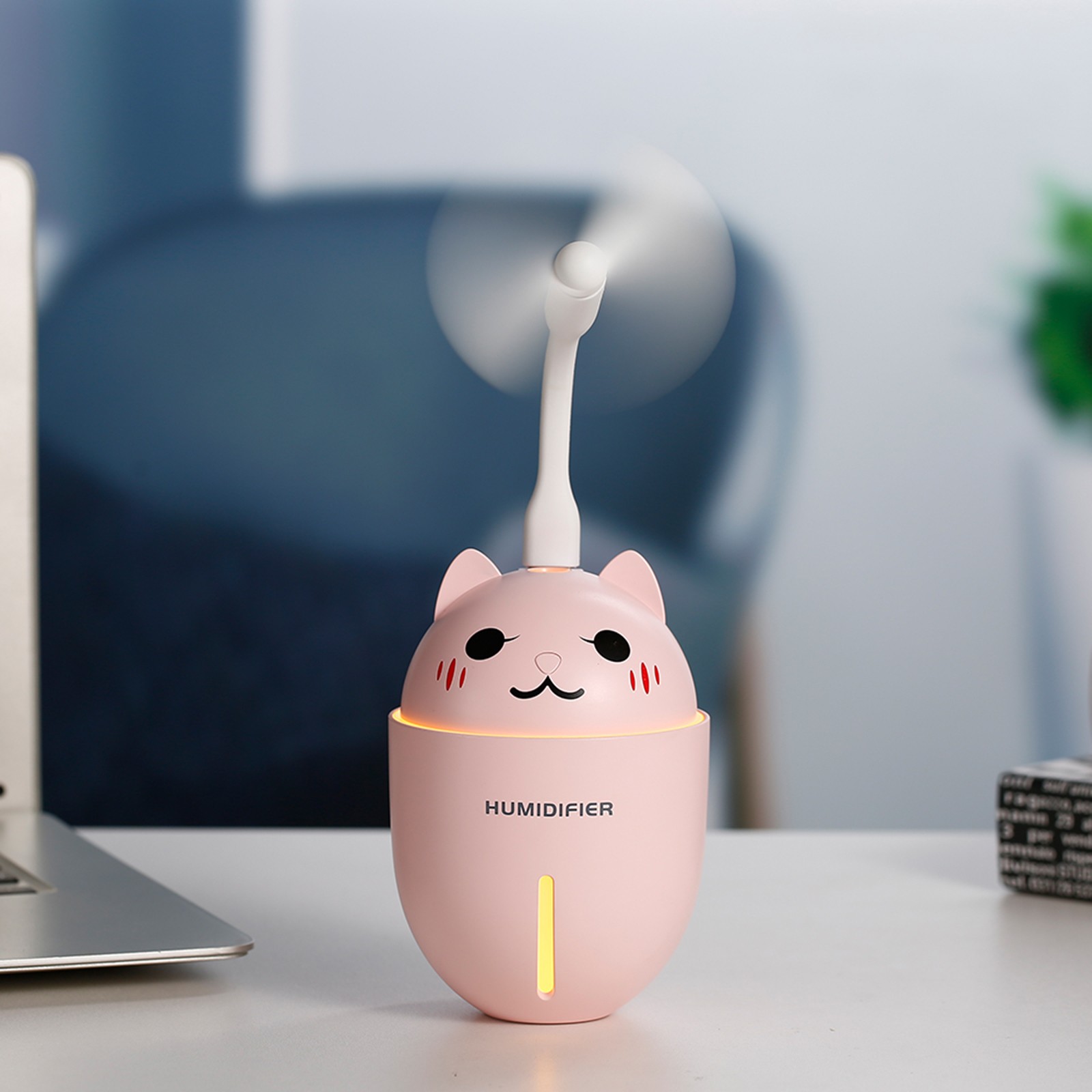 3 In 1 Air Purifier Usb Mini Air Humidifier Ultrasonic Aroma Essential Oil Diffuser 320ml Aromatherapy Humidifier Mist Maker