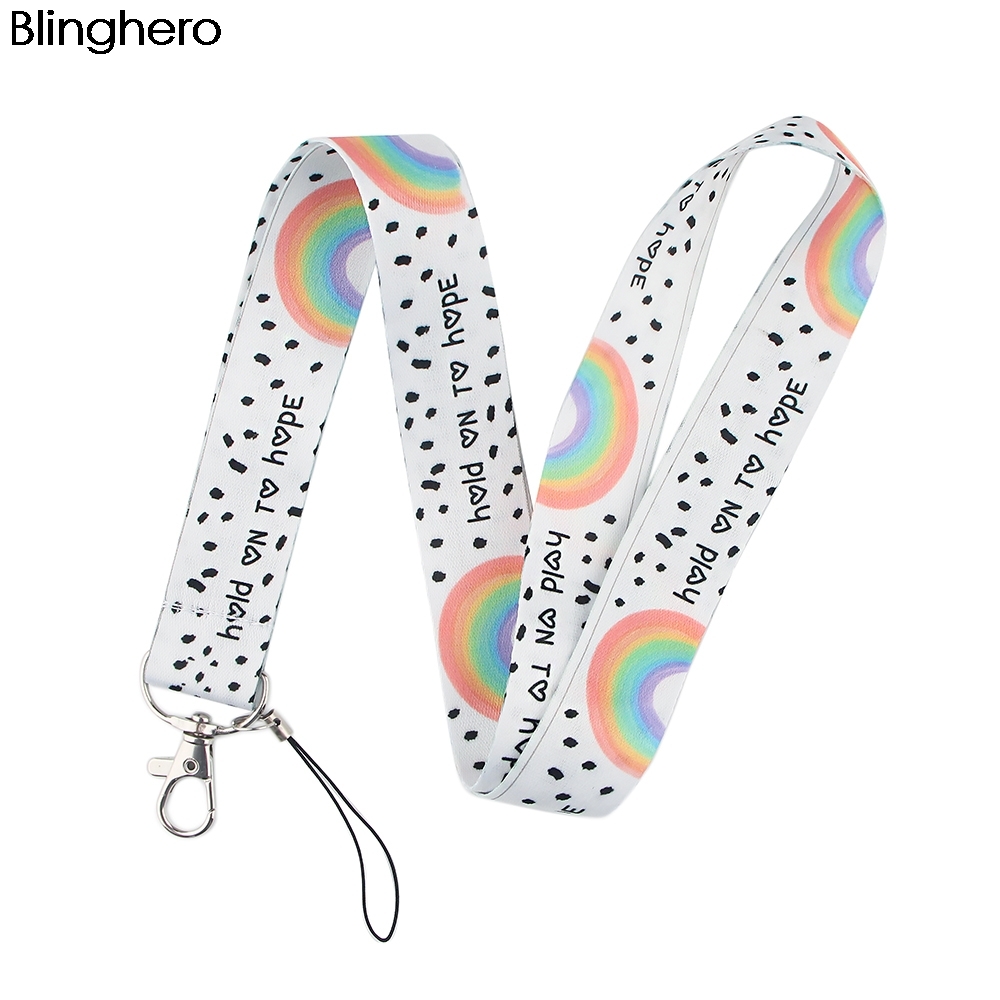 20pcs/lot BH1126 Blinghero Small Fresh Flower Cartoon Animals Neck Strap for key ID Card Gym Phone Badge DIY Hang Rope Lanyard