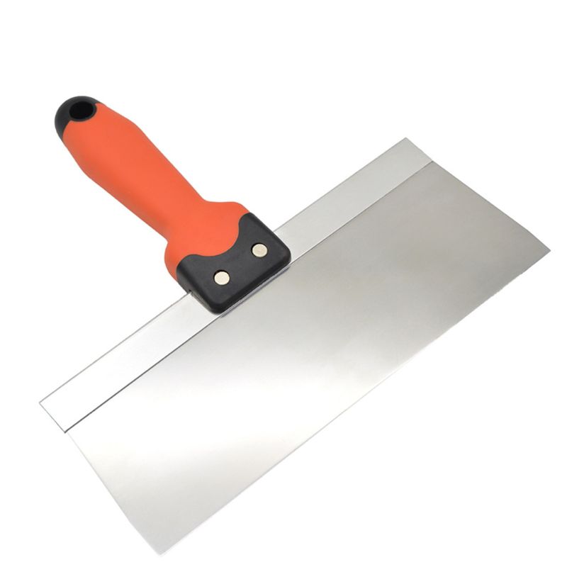 Stainless Steel Putty Knife Taping Paint Scraper Broad Blade with Plastic Handle
