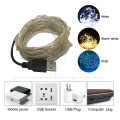 LED String light 5M 10M Photo Clip USB LED Fairy Lights Battery Operated Garland Bedroom Home Party Wedding Christmas Decoration