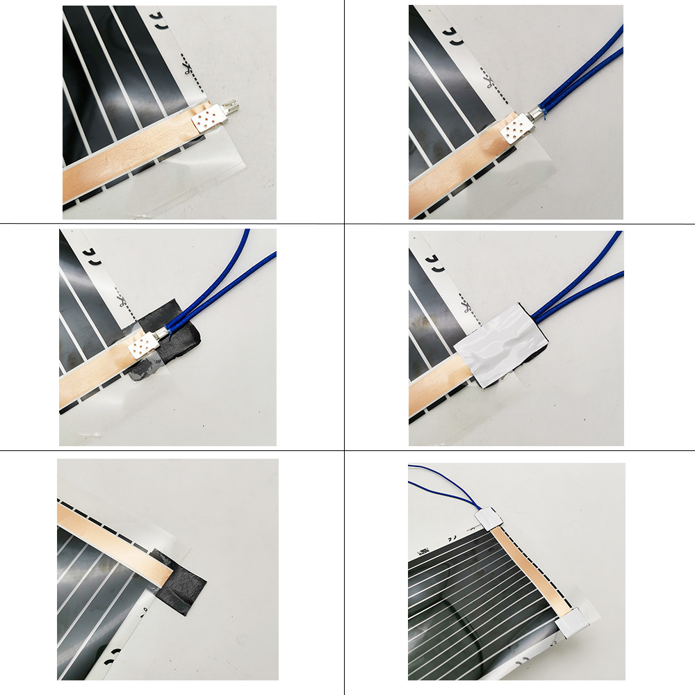 Комплект подключения для теплого пола Heating Film Clips and Insulation Bitumen