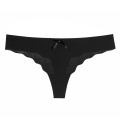 Women's Sexy Thongs G-string Underwear Panties Briefs For Ladies Fashion Ruffle Female Solid Color T-back Underpants 1/2pcs Lot