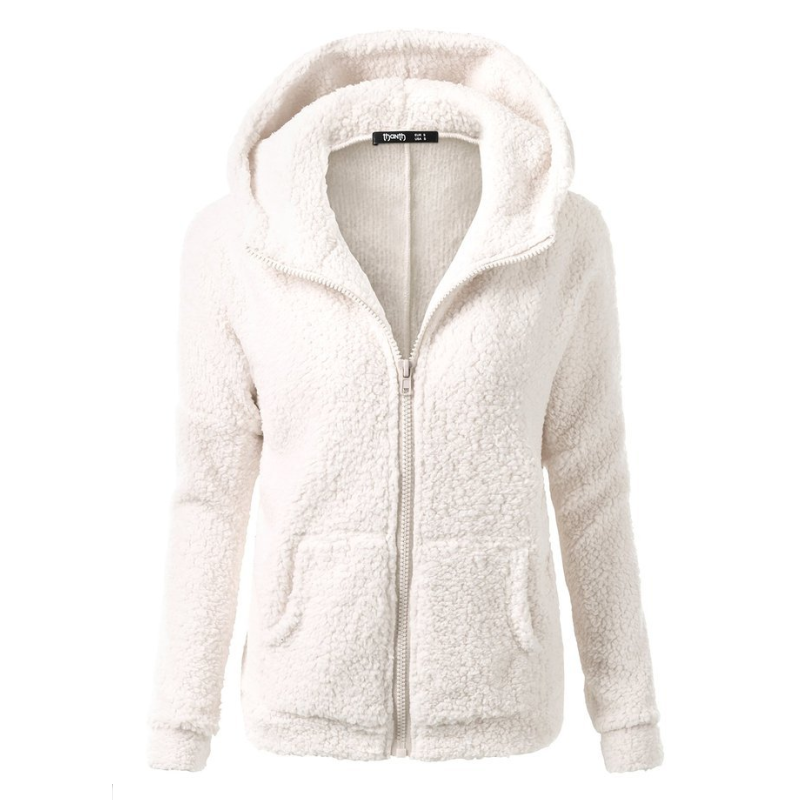 New Autumn winter warm jacket hoodie 2020 S-4XL casual women's sport coat solid soft fleece women's coat