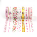 8 pcs/lot Kawaii Valentine's Day Series Masking Washi Tape Decorative Gold Adhesive Tape Decora Diy Scrapbooking Sticker Label