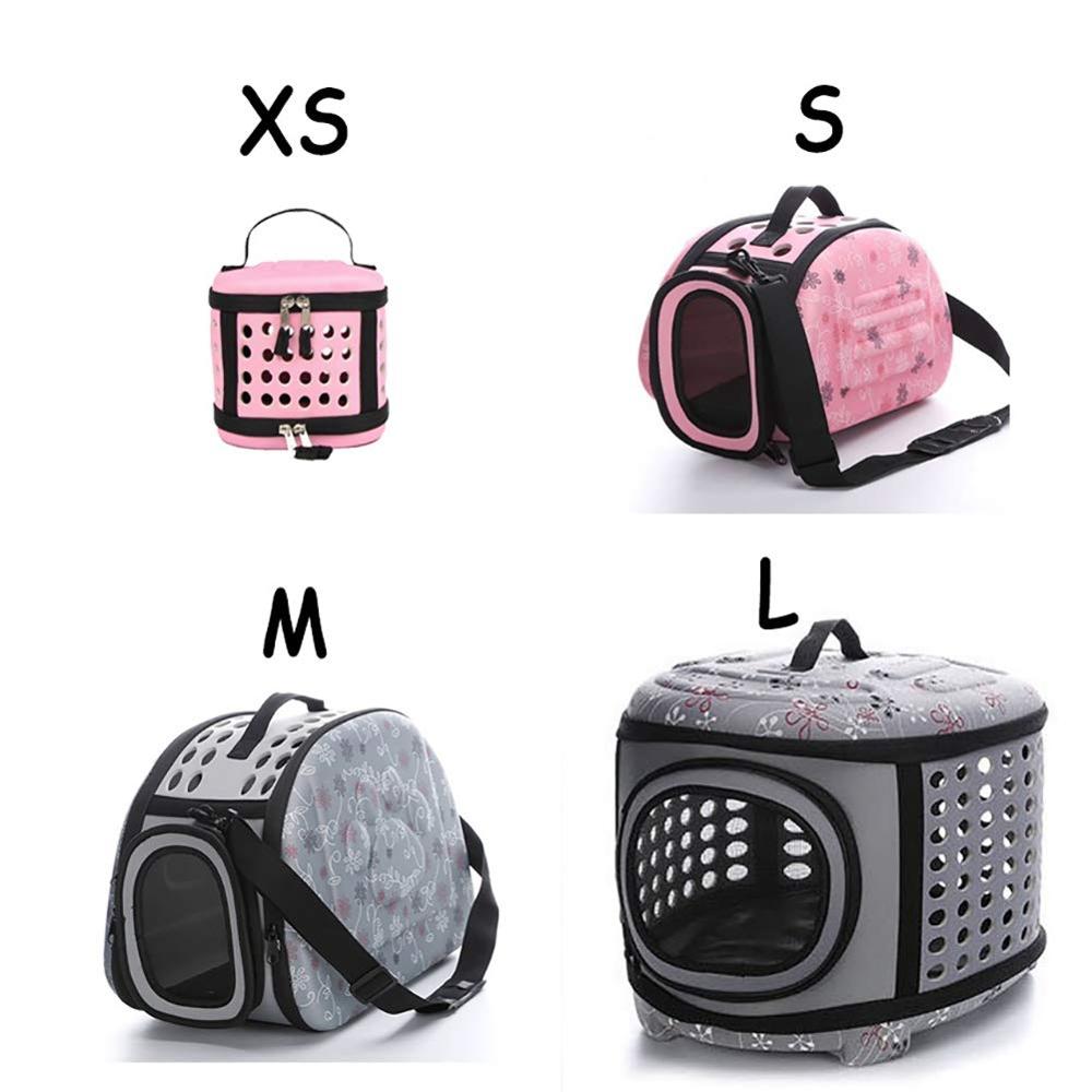 Outdoor Pet Bag Portable Pet Breathable Shoulder Bag Handbag Space EVA Cats Dogs Backpack Folding Travel Shoulder Bag Cats Dogs