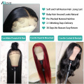 Allove Bone Straight Lace Front Human Hair Wigs 4x4 Closure Wig 13x6x1 Brazilian Straight Lace Front Wig 13x4 Lace Frontal Wig