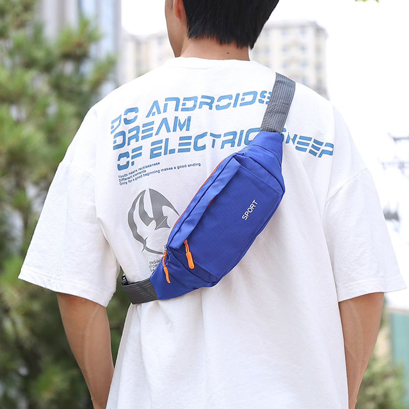 WANAYOU Ultra-Light Running Belt Bag Multifunction Waist Pack Waterproof Chest Bag Zipper Wallet Pouch Travel Bicycle Hiking Bag