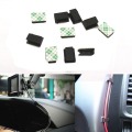 eCos 10Pcs Car Self-adhesive Wires Fixed Clips Data Cord Tie Cable Mount