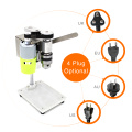 High Precision Mini Drill Press for Bench Drilling Machine Miniature Small Bench Drill DIY Pure Aluminum Small Bench Drill