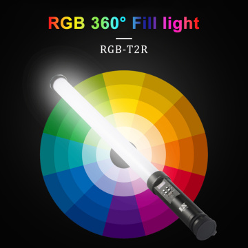 LS T2RGB RGB Full Color Handheld Light Stick Dimmable Outdoor LED Light Tube Colorful Photography Lighting ICE Stick