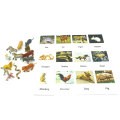 Montessori Animals Math Card English Words Animals Wooden Card For Child Educational Montessori Toys For Children