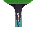 Two Table tennis rackets long handle pure blade rubber with double face pimples in ping pong rackets with free gifts