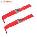2pcs Fastener Heavy Duty Car Cargo Tie Down Strap Luggage Truck Tension Rope Multifunctional Bike Ratchet Belt With Buckle