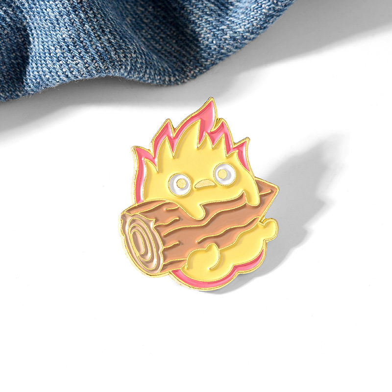Fire Elf Cartoon Lapel Pins Brooch Metal Badge Vintage Classics Fashion Retro Jewelry Gifts Collection