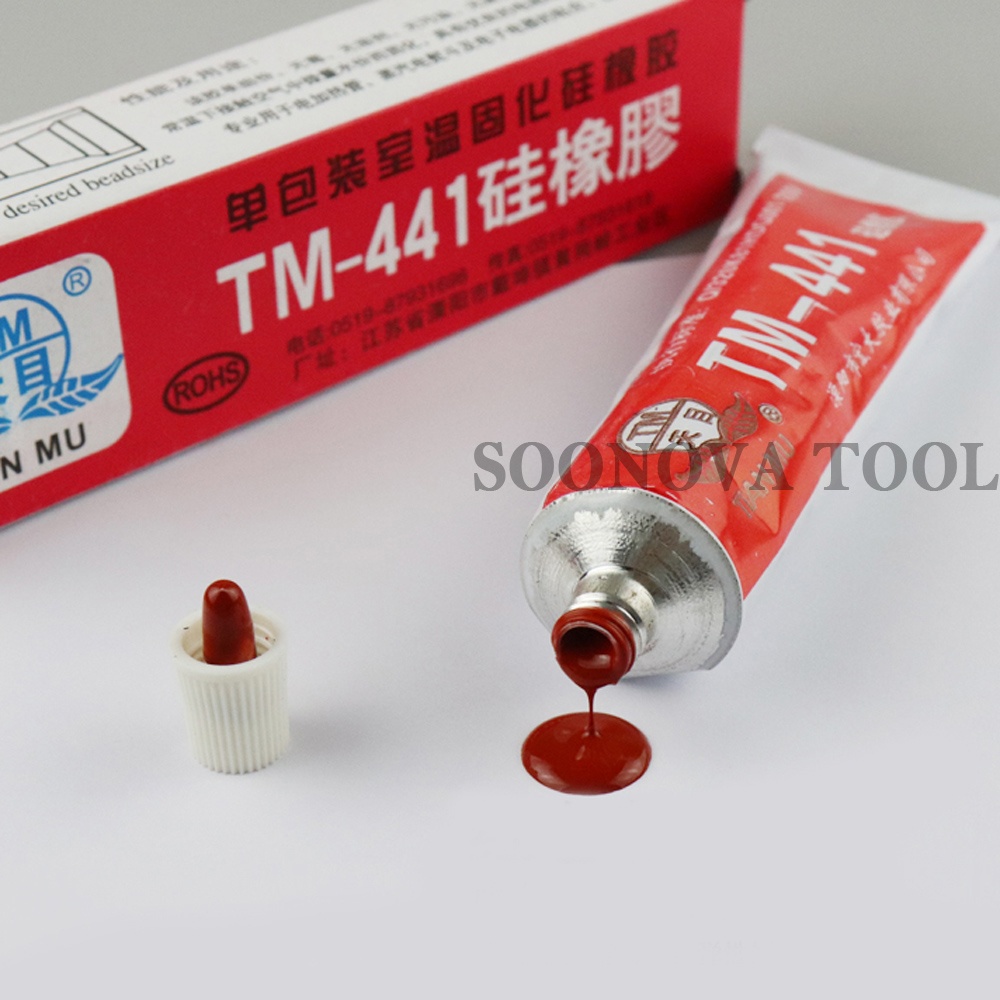 1PCS TM-441 Red Silicone Rubber Electronic Seal Waterproof Corrosion Protection Insulated Glue Electric Heat Pipe Sealing Glue