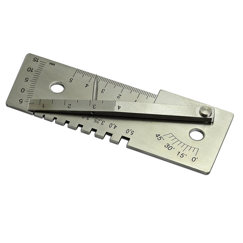 Universal Angle Ruler Stainless Steel 45 Degree Measuring Tool for Welding Gauge Weld Seam Gage Welder Template Carpenter Tools