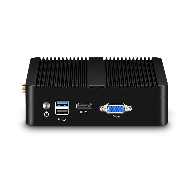 BEBEPC Fanless Mini PC Celeron J1900 4 LAN Gagabit Ethernet Industrial Pc Windows 10 Firewall Router Hdmi vga wifi Mini Computer