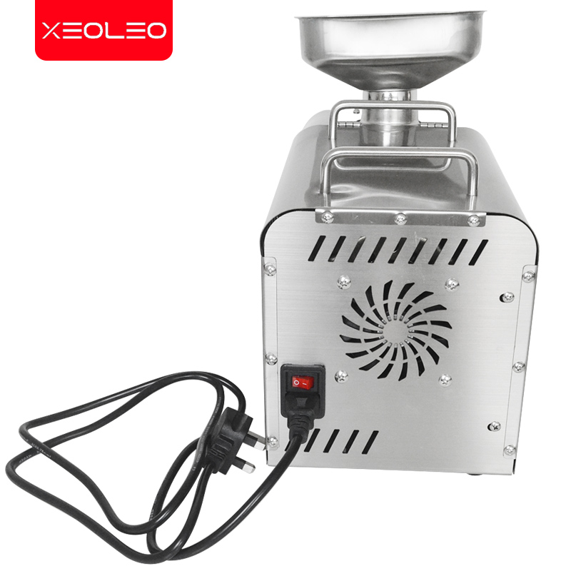 XEOLEO Oil press machine Walnut Oil expeller Press Peanut machine Sunflower/Flaxseed/Walnut Oil presser Stainless steel 110/220V