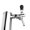 Chrome Plated Single Adjustable Faucet Draft Beer Tower Single Tap Draft Beer Kegerator Tower For Bar Homebrew
