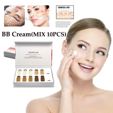 10pcs 8ML Korea Foundation BB Cream Glow Starter Kit MesoWhite Brightening Serum For Whitening Acne AntiAging Machine Treatment