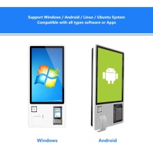 One-two-dimensional code scanning device built in camera 4G modual printer self service cost Ordering payment charge Kiosk