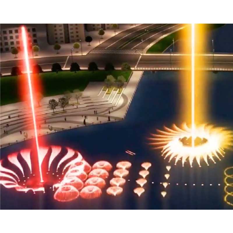 Beautiful Jellyfish Music Fountain Jpg