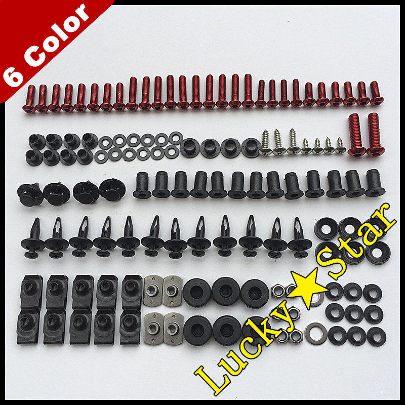 Full Body Fairing Bolt Screw Fastener Fixation Kit 100% For HONDA VFR800 VFR 800 1998 1999 2000 2001 98 90 99 00 01 SIL