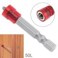 50mm Tool Steel Single Cross Screwdriver Bits Magnetic Circles and Hex Shank for Any Power Drill Drilling Plasterboard Drywall