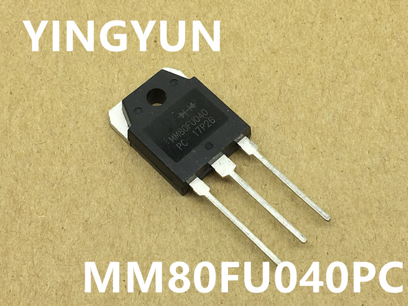 10PCS/LOT Fast recovery diode MM80FU040 MM80FU040PC=MUR80FU40DCT 80FU040 Inverter welder Fast Recovery Rectifier Diode