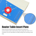 Aluminum Router Table Insert Plate Woodworking Benches For Milling Trimming Machine Router Plate Carpinte Tools for Bosch GKF550