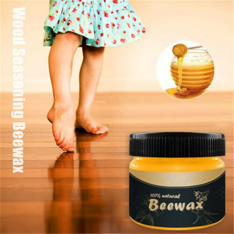 1PC Wood Seasoning Beeswax Complete Solution Home Furniture Care Beeswax Wax Bees Multipurpose Household Cleaning Solid Wax