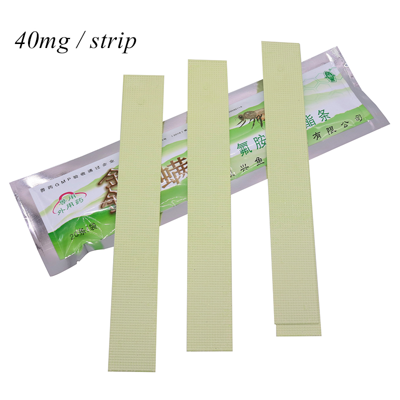 1 Pack 20 pcs Fluvalinate Strip with High Concentration Powerful Active Varroa Mite Control Beekeeping Medicine Beekeeping tools