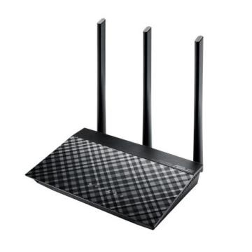 ASUS RT-AC53 AC750 Dual Band WiFi Router with high power design, VPN server and time scheduling