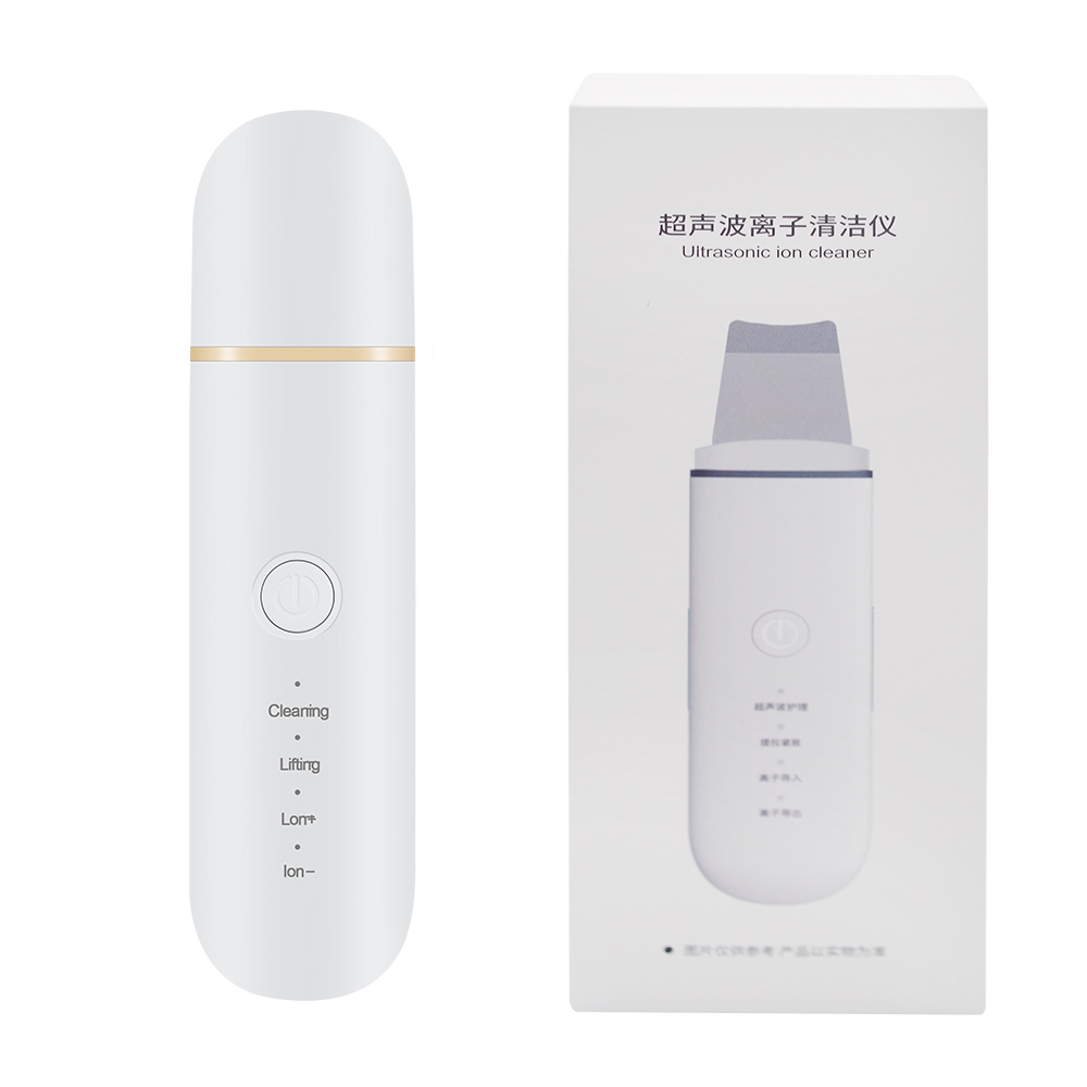 Ultrasonic Skin Scrubber Deep Face Cleaning Ultrasonic Face Peel Facial Scrubber Whitening Lifting Dirt Wrinkles Spots Reduce