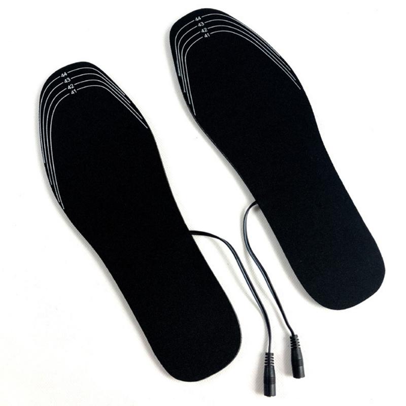 Unisex USB Heated Shoe Insoles High Quality Can Be Cut Electric Foot Warming Pad Washable Winter Essential Warm Thermal Insoles