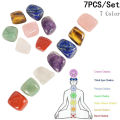 7pcs/Set Healing Chakra Tumbled Stone Crystal Set