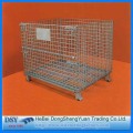 4 Sided Wire Rolling Metal Storage Cage