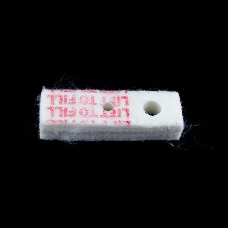 4pcs/pack Oil Absorbent Cotton Pads Sealed Bottom Fit For Zippo Zorro Kerosene Lighter Replacement Inner Parts Sealing Gasket