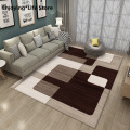 Living Room Bedroom Carpet Modern Carpet Fleece Fabric Printed Carpet Home Floor Tile Large Size